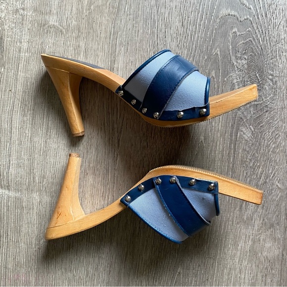 COACH‎ WOODEN HEEL MULES - Picture 5 of 12